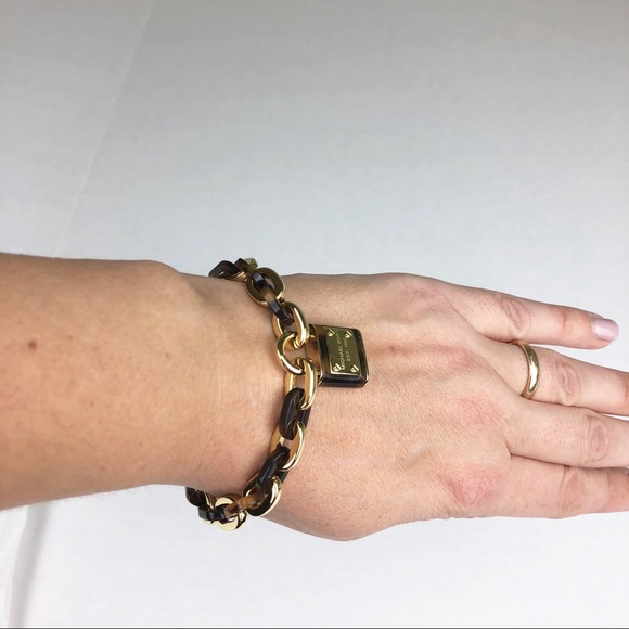 Michael Kors Brilliance Padlock Chunky Bracelet - Picture 6 of 7